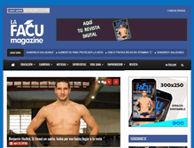 Tablet Screenshot of lafacumagazine.com